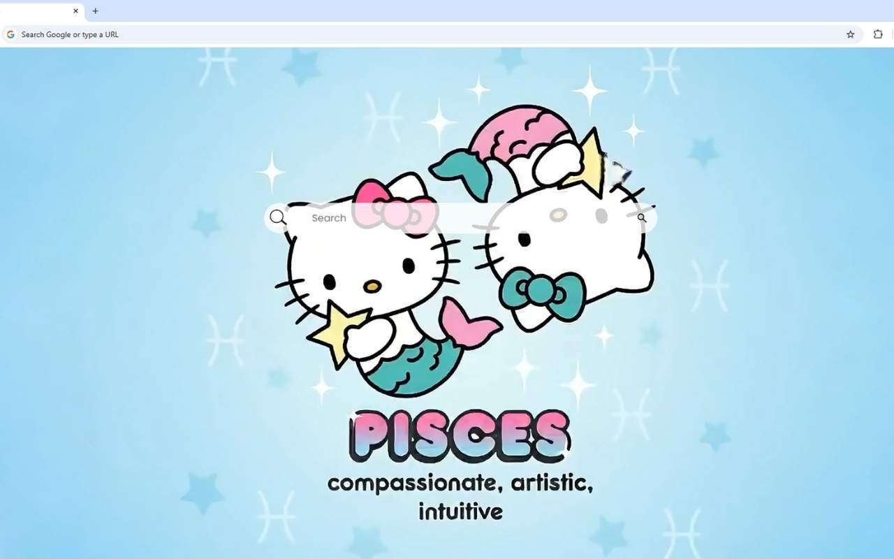 Pisces Hello Kitty Live Wallpaper